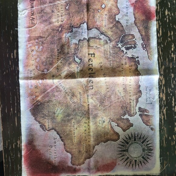 Dragon Age Origins Collector's Edition Xbox 360 Steelbook Complete w/ Cloth Map - Picture 7 of 8